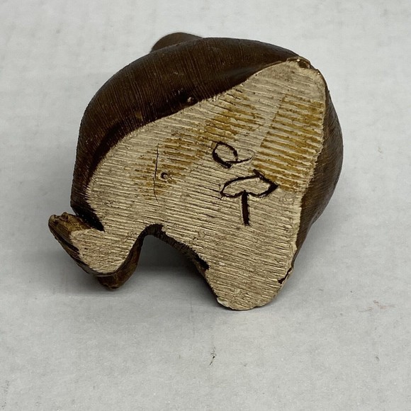 Artesania Rinconada Brown Seal Figurine Signed Animal Uruguay Handcrafted - Picture 9 of 9